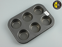 6 Cups Cake Metal Baking Molds