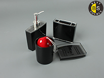 Hot Selling Liquid Dispenser Vanity Set Resin Bathroom Set