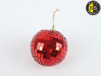 Hanging Ornament Monochrome Glass Christmas Ball 