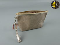 New Style Bling Glitter Gold Cosmetic Bag 