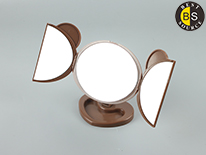 Cheap Plastic Frame Animal Shaped Table Foldable Mirror 