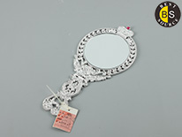 Standing Antique Portable Salon Handle Mirror Makeup 